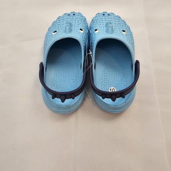 NWT, Toddler Dinosaur Clogs Shoes Light Blue Kid Size 8-11.5 - Picture 8 of 10